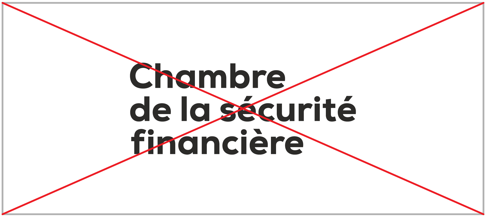 Logo CSF Ne pas séparer le symbole et la signature