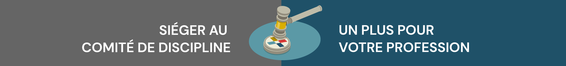 Appel de candidatures pour le comité de discipline