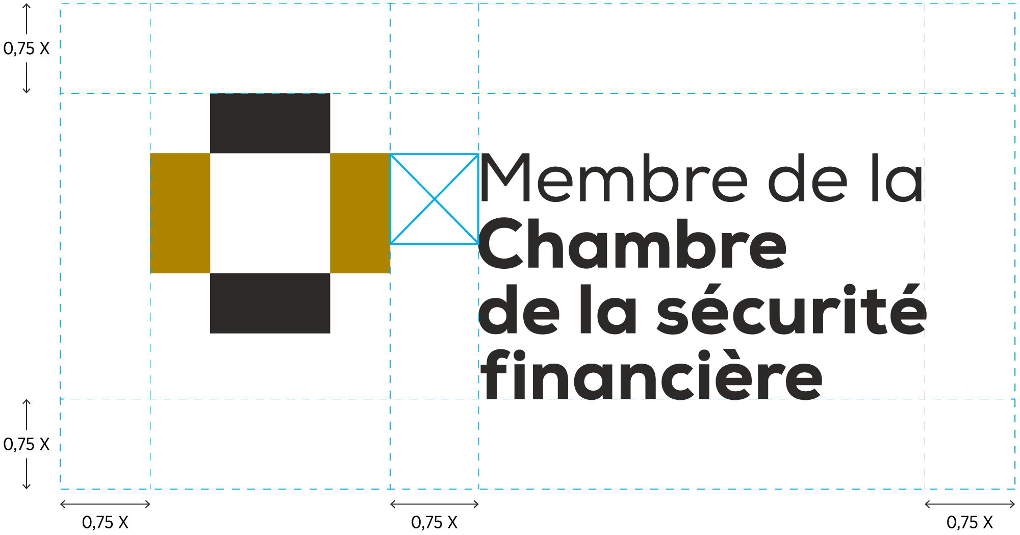 Zone de protection du logo